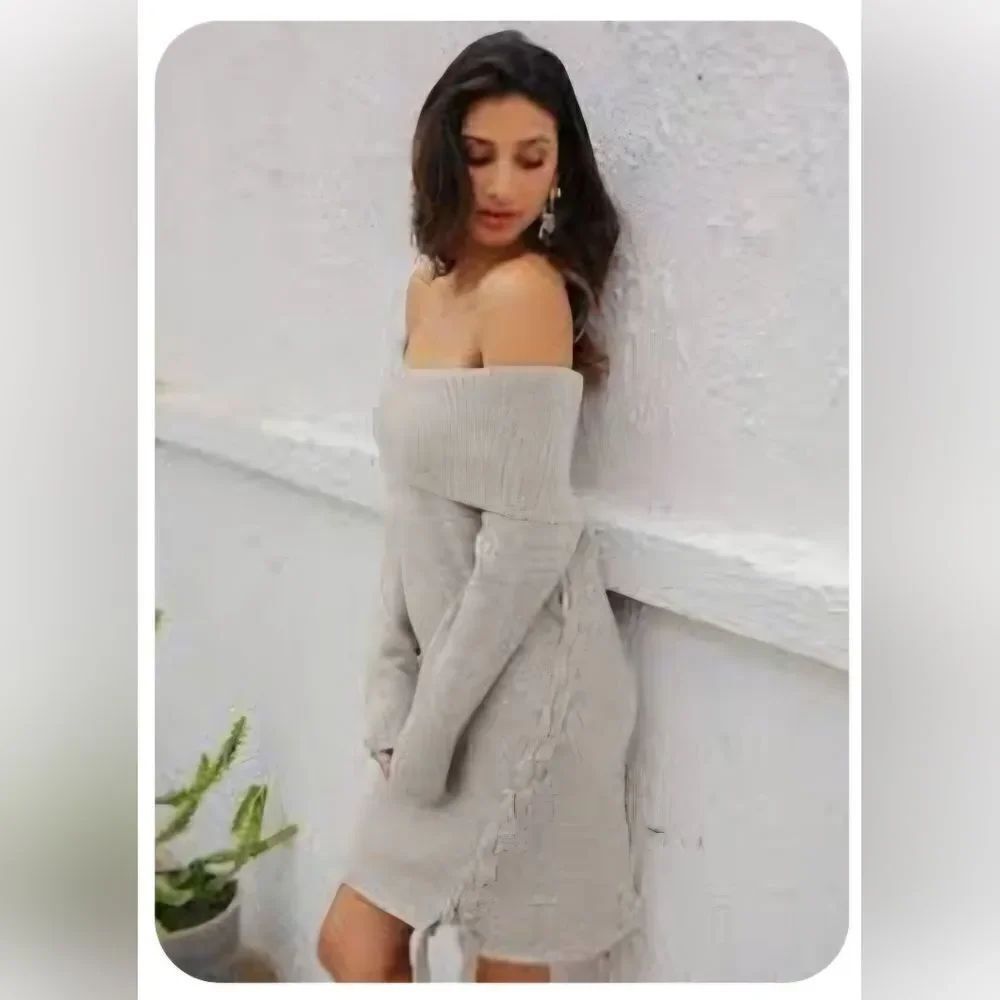 Ladies sweater dress
